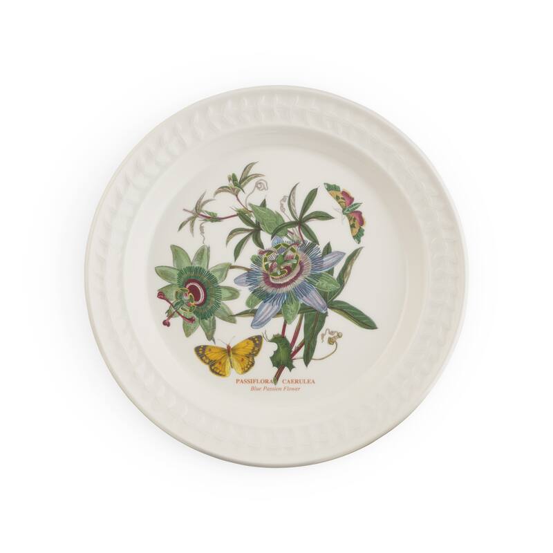 Portmeirion Set of 6 Botanic Garden Harmony Papilio Amber Dinner Plates - 10.5 Inch