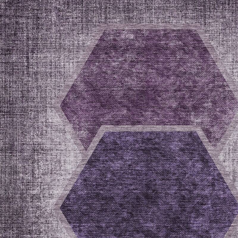 HomeRoots Geometric Transitional Rectangle Outdoor Rug
