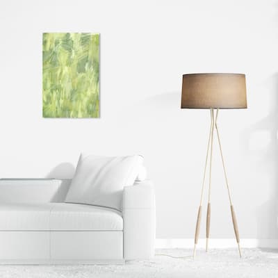 Wynwood Studio Canvas Abstract Guacamole Abstract Green and Modern & Contemporary Wall Art Canvas Print