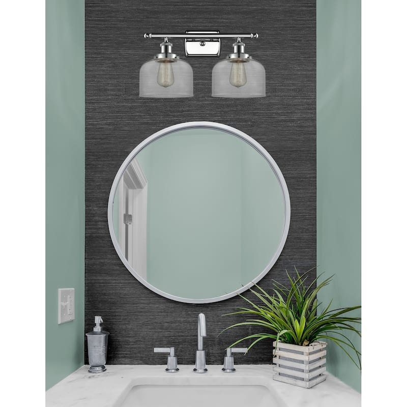 Innovations Lighting Large Bell 2 Light 16" Wide Vanity Light
