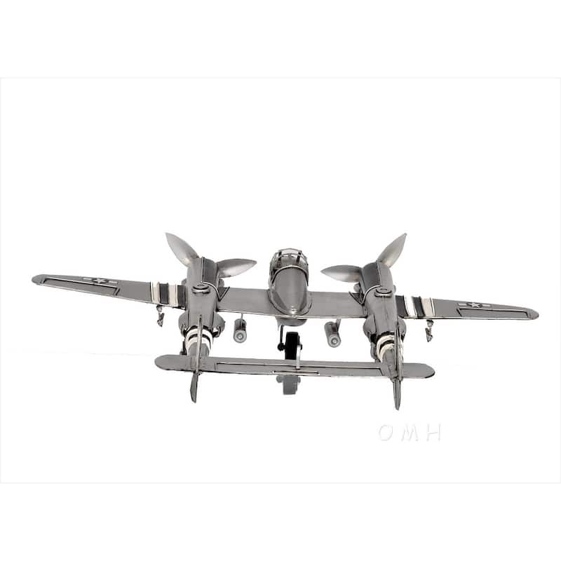 c1941 Lockheed P-38 Lightning Fighter Sculpture