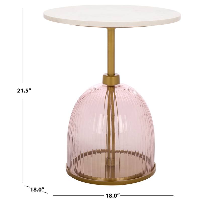 SAFAVIEH Home Kashi Side Table - 18"W x 18"D x 22"H