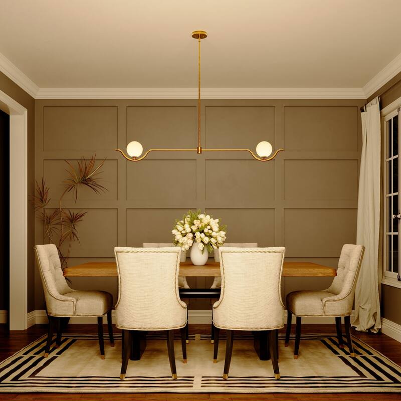 Acroma Elegant Chandelier Modern Linear Chandelier Ceiling Light