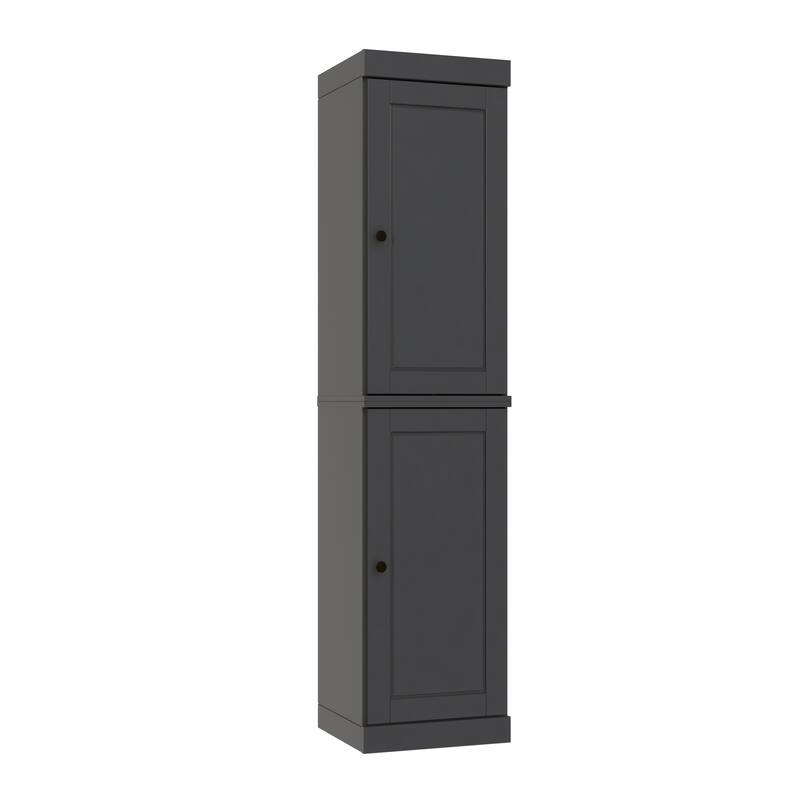 Palace Imports 100% Solid Wood Pantry Cabinet, Adjustable Shelves, 16.5" Wide, 71.5" Tall
