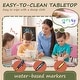 preview thumbnail 2 of 12, Kids 5-Piece Table and Chair Set with Adjustable Height for Toddlers Aged 1.5-5, Easy to Clean