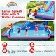preview thumbnail 3 of 5, Kids Outdoor Inflatable Water Slide Park Bounce House Splash Pool