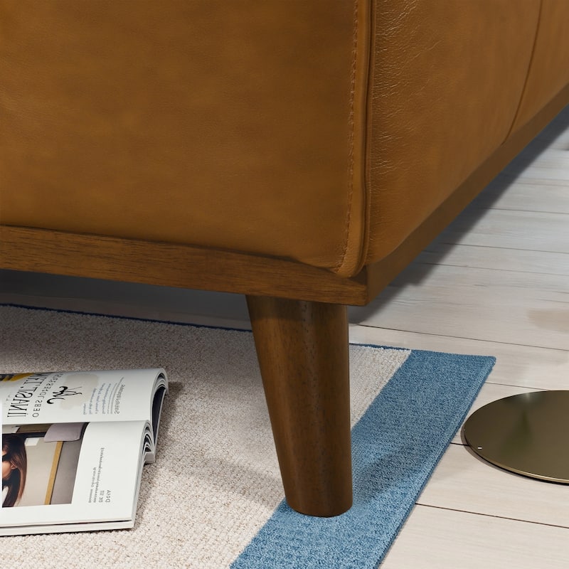 Dayton Genuine Leather Sectional with Chaise