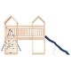 preview thumbnail 19 of 21, vidaXL Swing Set Outdoor Backyard Wooden Playground Equipment for Kids Age 3-8