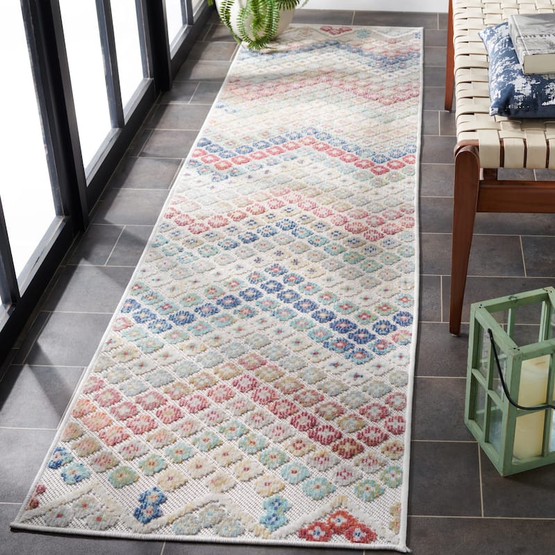 SAFAVIEH Cabana Dadey Indoor/ Outdoor Boho Chevron Rug