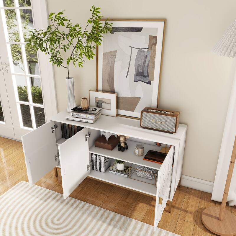 3 Door Accent Cabinet