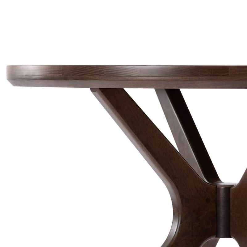 Plank and Beam Verso Cross Leg Round Dining Table - 38"