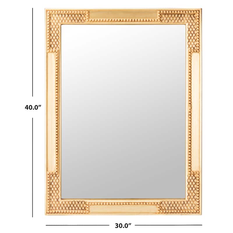 SAFAVIEH Velmin 30-inch Rectangular Decorative Mirror - 30" W x 0.5" L x 40" H