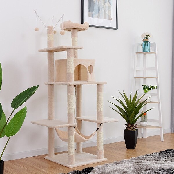 Best Style Cat Tower With Hammock Best Style Cat Tower With Hammock