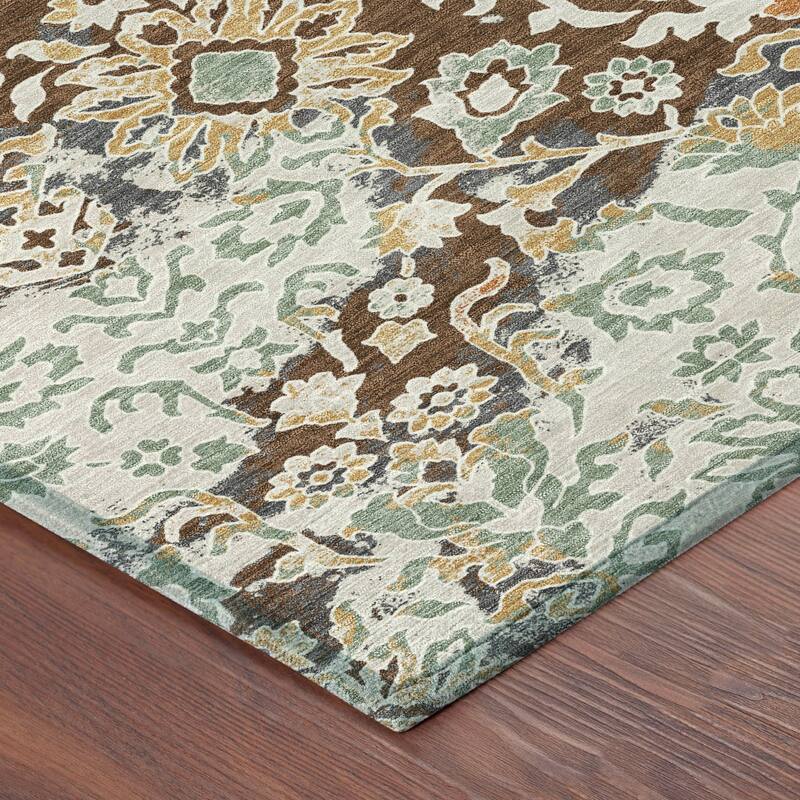 Machine Washable Indoor/ Outdoor Global Avon Chantille Rug