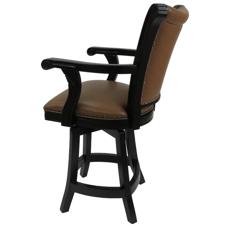 Swivel Wood Counter 26" 30" Extra Tall 34" Bar Stool - Caribbean - 26" seat