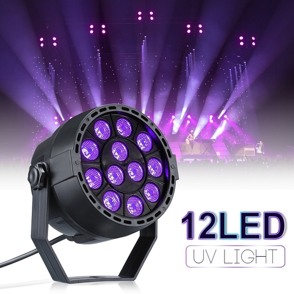 Lampwin UV Lights 12W 12 LEDs Black Light Controlled by DMX for Halloween Christmas Disco Party Wall Washer Bed Bath Beyond 29308478