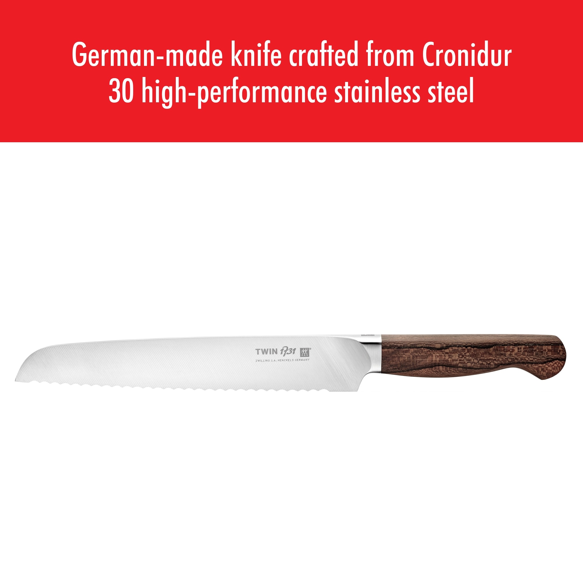 ZWILLING TWIN 1731 8-inch Bread Knife - Brown - Overstock - 37366110