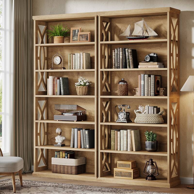 6-Tier Bookshelf, Freestanding Bookcase