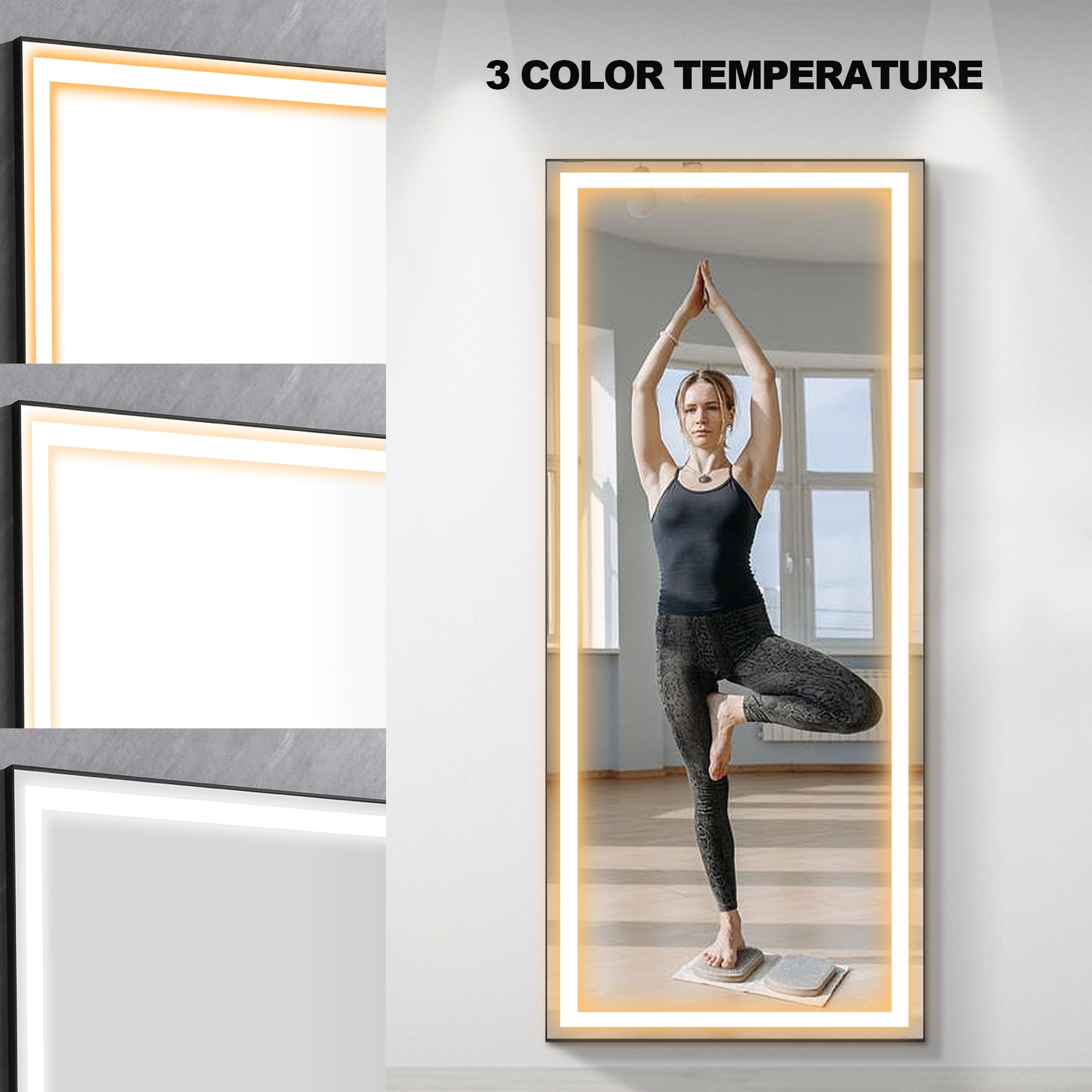 Activity Mirror Kit for Gym Mirror and Dance different Size Available with  Safety Backing 