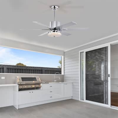 52'' Modern Ceiling Fans with Remote