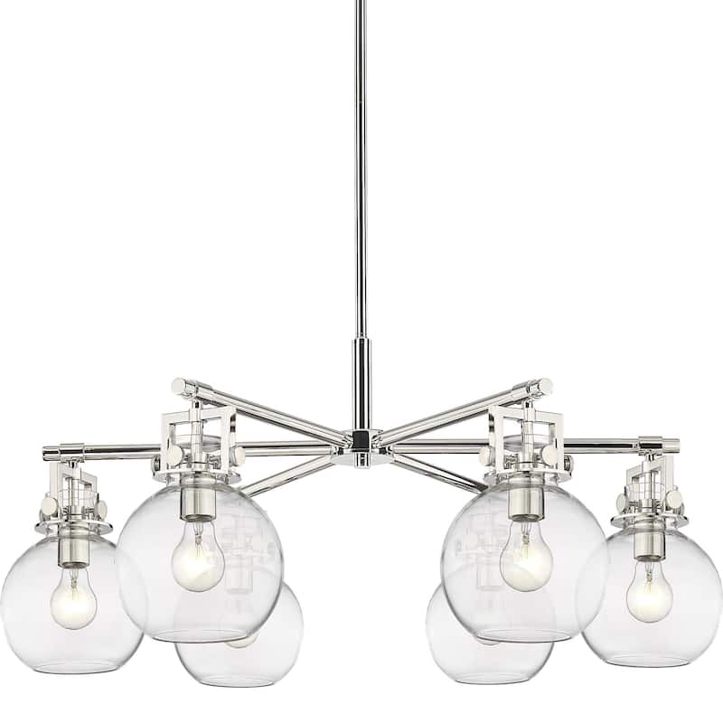 Innovations Lighting 411-6CR-16-26 Newton Sphere Chandelier Newton
