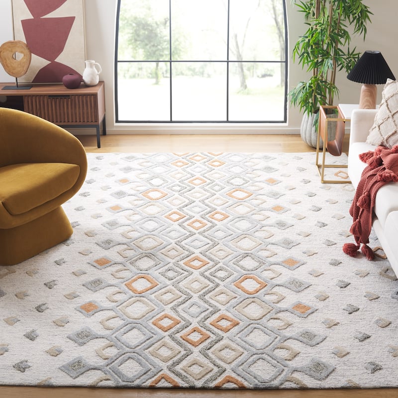 SAFAVIEH Hand-Knotted Casablanca Soltana Boho Tribal Wool Rug