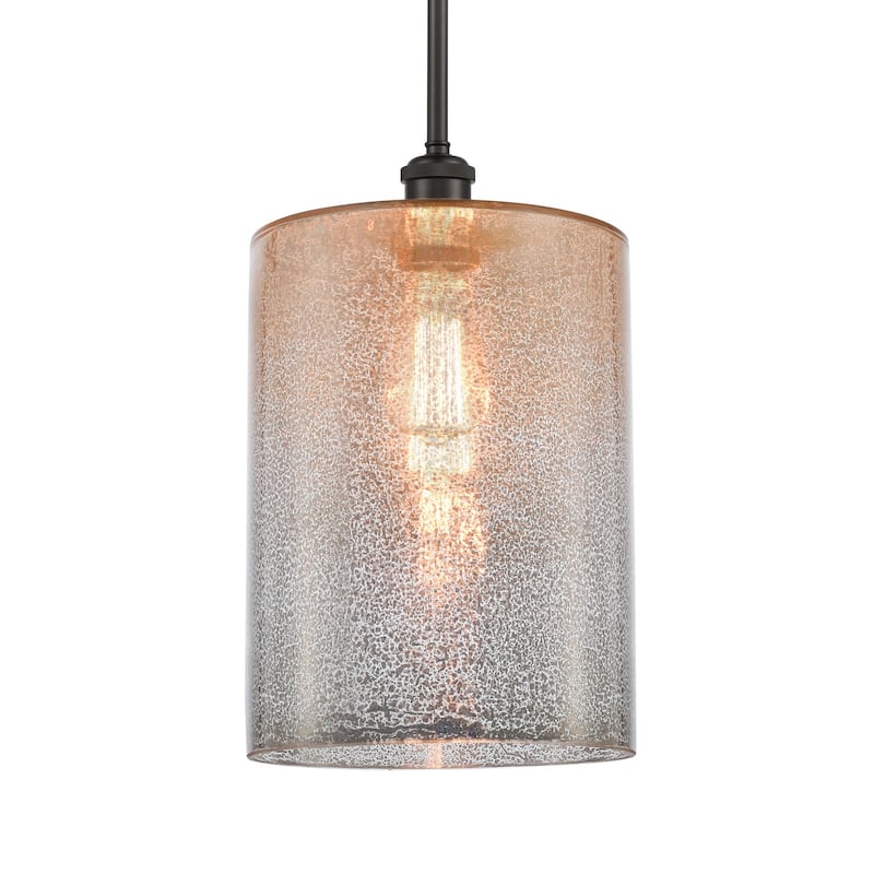 Innovations Lighting 516-1S-14-9-L Cobbleskill Pendant Cobbleskill 9" - Mercury / Oil Rubbed Bronze