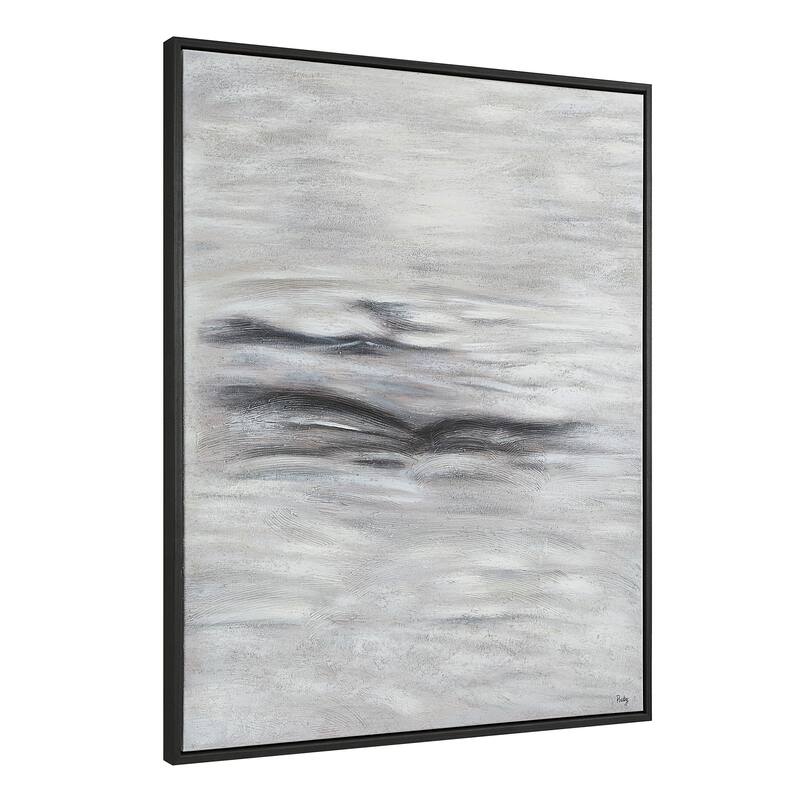 Baelish 60" H x 50" W Canvas Art, Grey