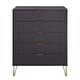 preview thumbnail 32 of 68, Manhattan Comfort Dumbo Modern 5-Drawer Tall Dresser.