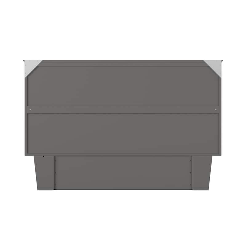 Murphy Bed Chest - Storage Drawer & USB Charger - Space Saving Furniture