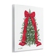 preview thumbnail 2 of 5, Stupell Festive Greenery with Ribbon Wall Plaque Art Design By Sara Baker