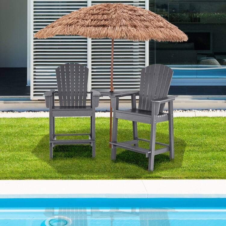 HIPS Plastic Barstool Adirondack Chair