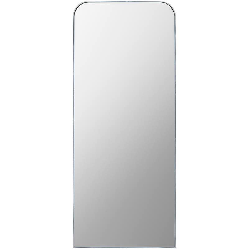 Livabliss Aranya Modern Aluminum Full Length Squared Arch Mirror - 67"H x 28"W x 1"D