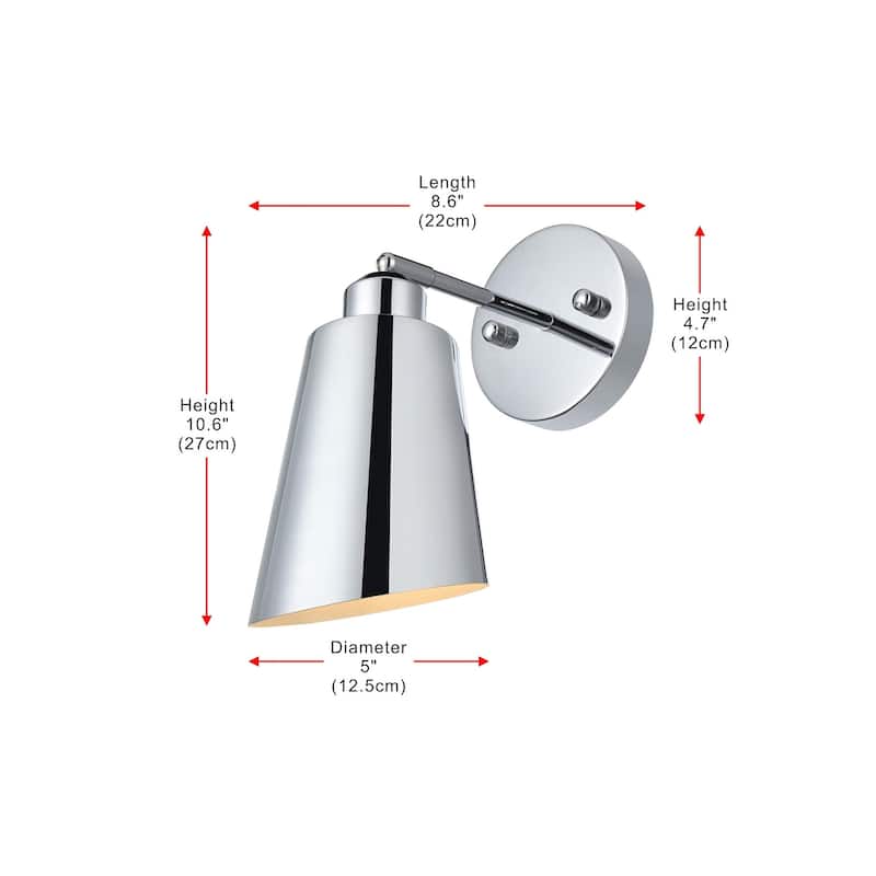 Elegant Lighting LD2354 Halycon 11" Tall Bathroom Sconce