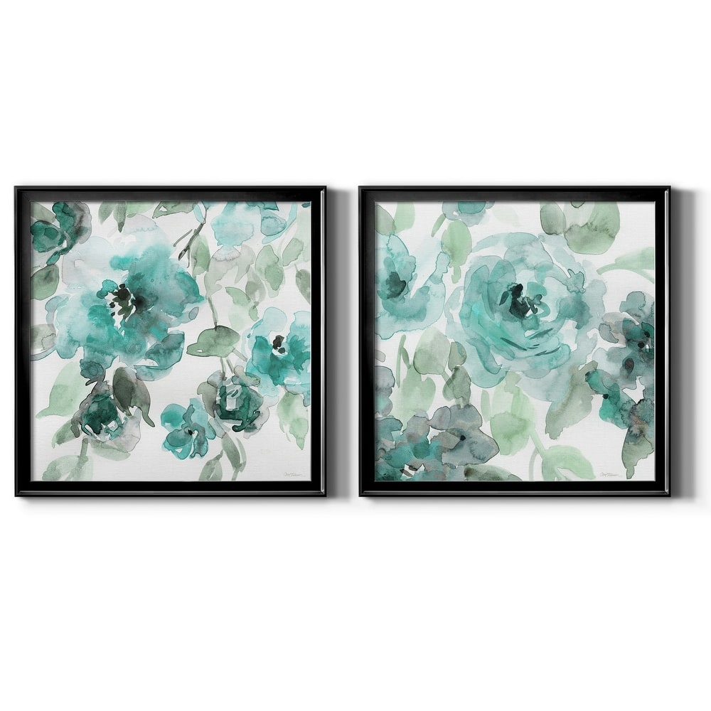 Belle's Teal I-Premium Framed Canvas - Ready to Hang - Multi-Color
