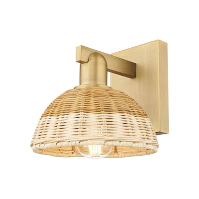 Innovations Lighting 716-1W-11-8 Natural Ballston Dome Sconce Natural