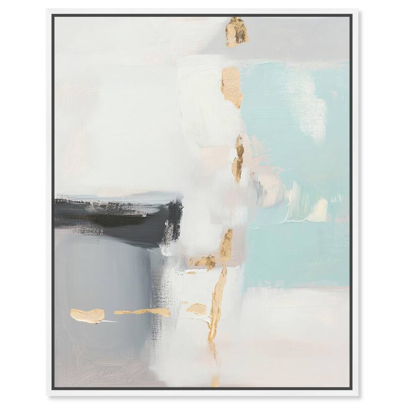 Misty Luxe II Canvas by Art Remedy - 30" x 36" - White