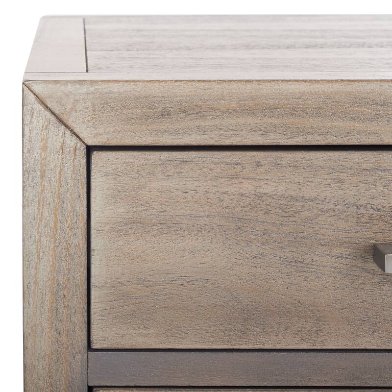 SAFAVIEH Couture Sija 3-Drawer Wood Nightstand