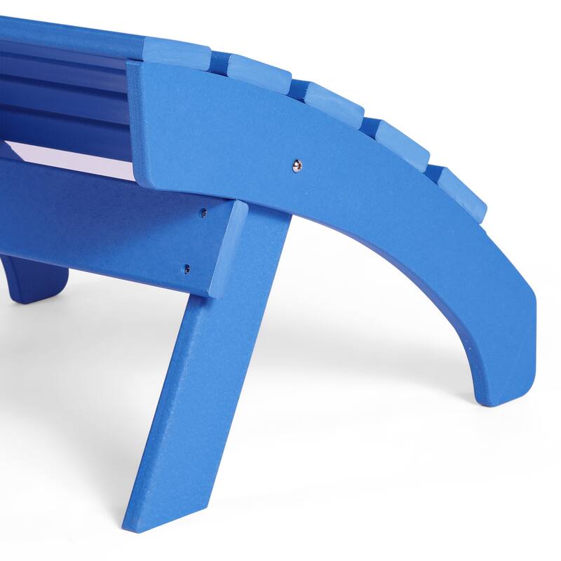 Polytrends Altura Outdoor Adirondack Folding Ottoman