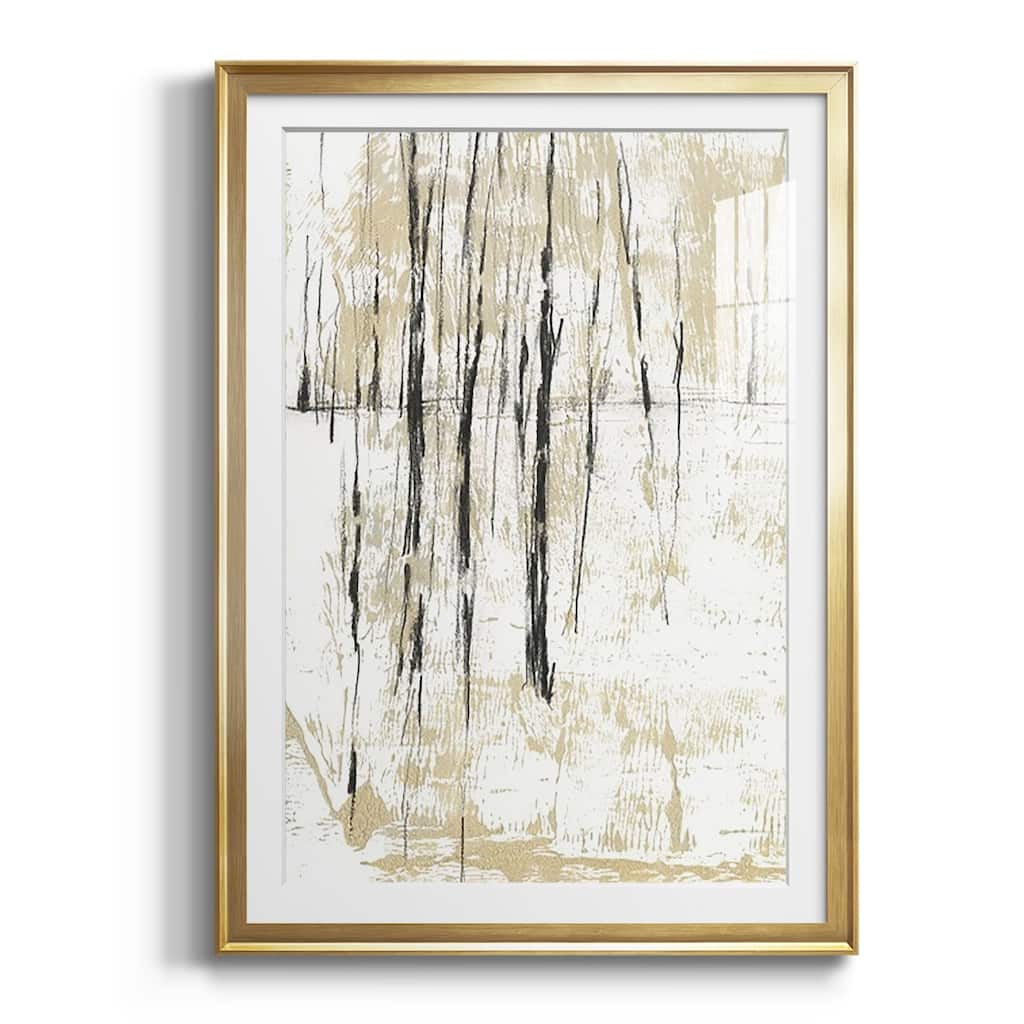 Gilded Forest II Premium Framed Print - Ready to Hang