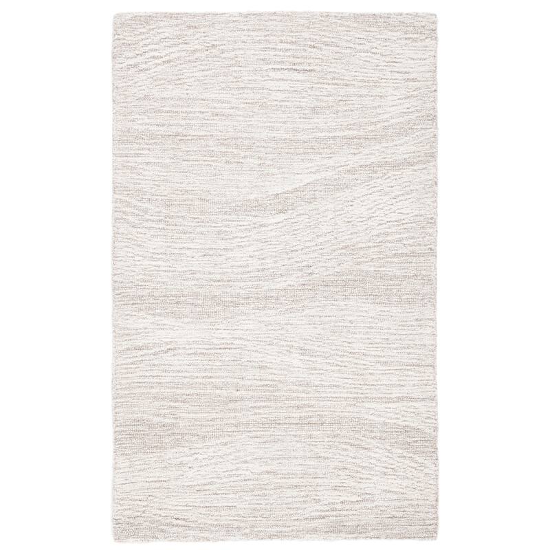 SAFAVIEH Handmade Metro Fetnete Modern Abstract Wool Rug - 2'3" x 4' - Natural/Ivory
