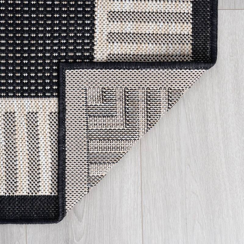 Exo Coastal Border Indoor/Outdoor Area Rug