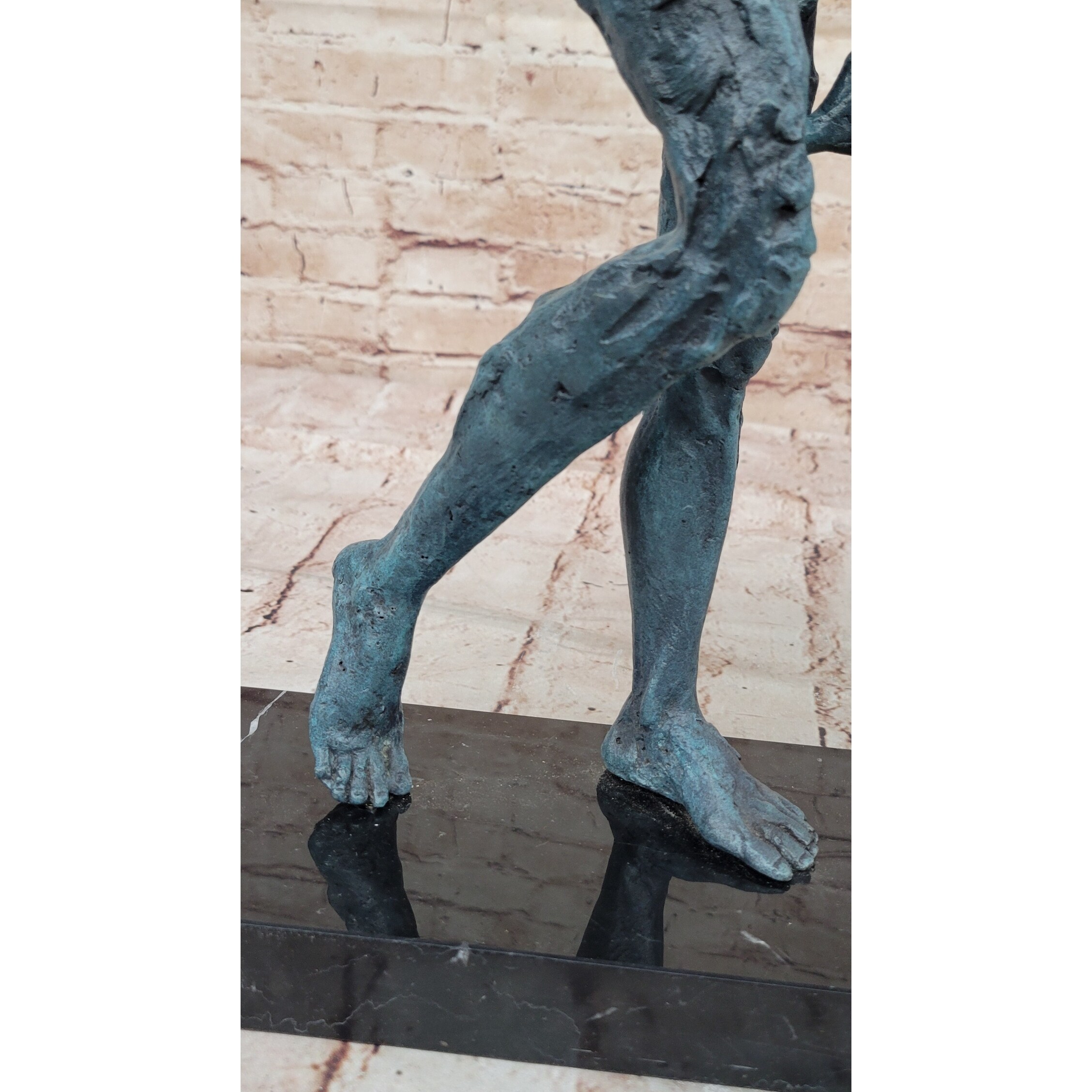 Abstract Surrealist Bronze Sculpture Of Elongated Human Form On Base - Bed  Bath \u0026 Beyond - 42805248, image size:2256x2256