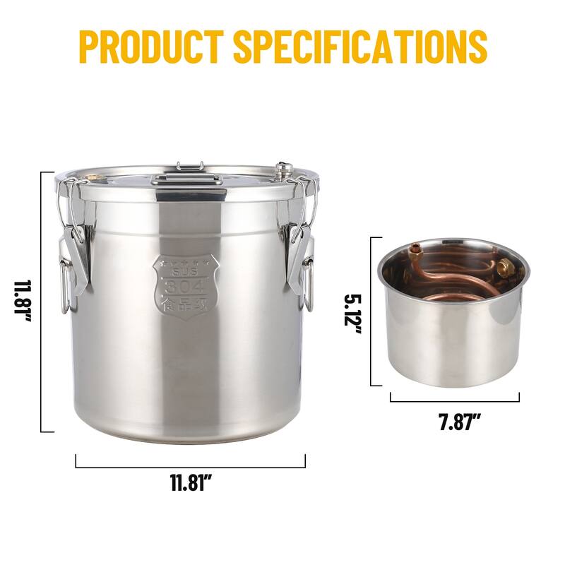Alcohol Distiller, with Circulating Pump