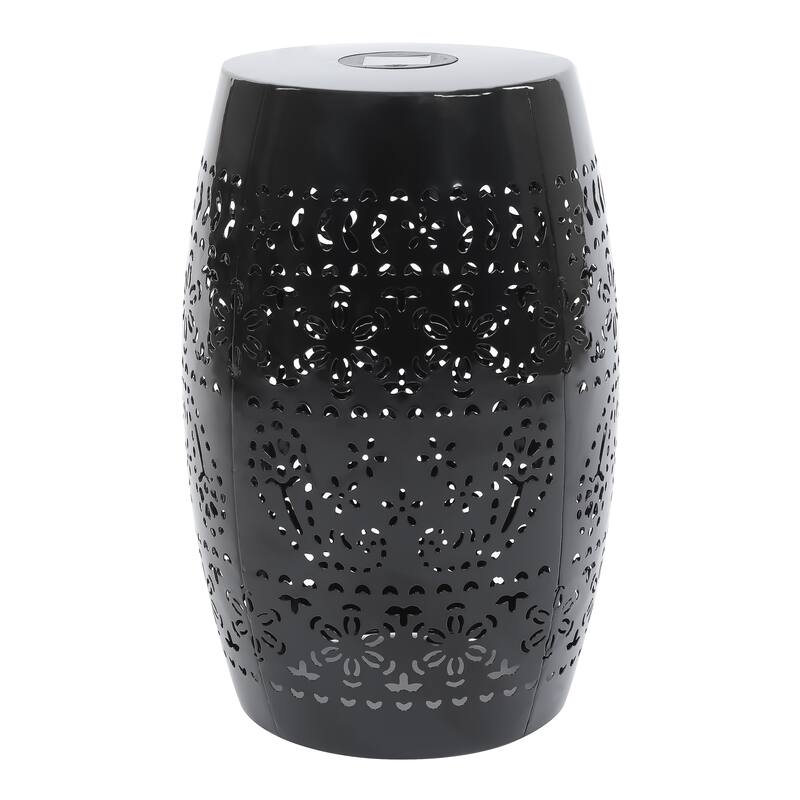 Solar Illuminated Garden Table - Energy Efficient Outdoor Centerpiece With Floral Night Lighting‌