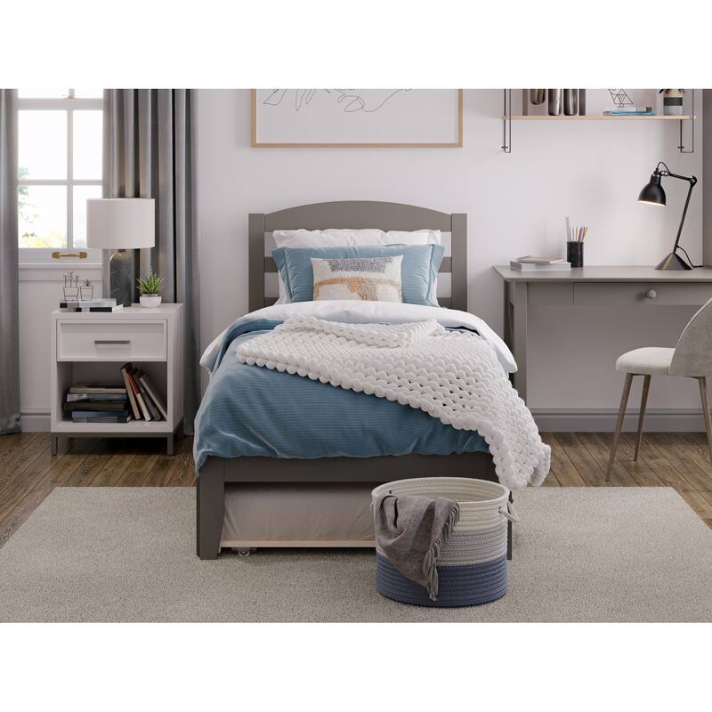 Warren Solid Wood Platform Bed with Twin Trundle