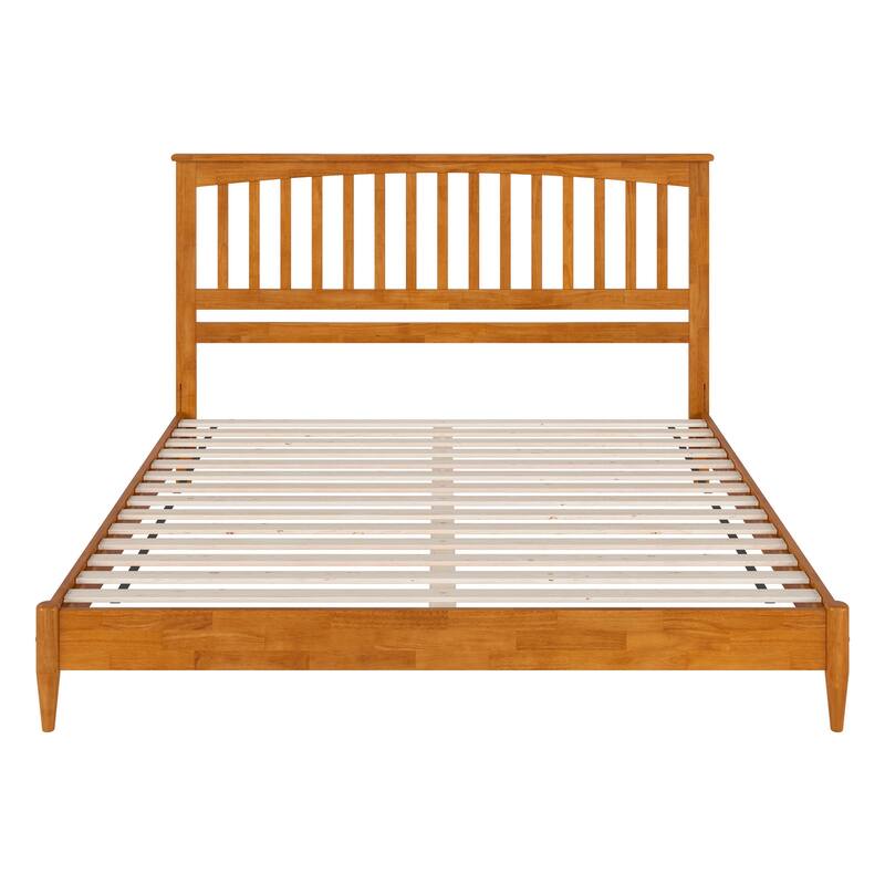 Becket Solid Wood Low Profile Platform Bed