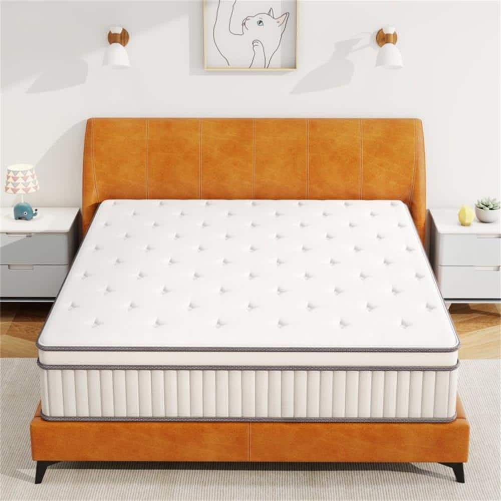 12 Inch Twin Size Hybrid Full Mattress,Memory Foam Hybrid Mattress , Medium Feel Mattress for Pressure Relief