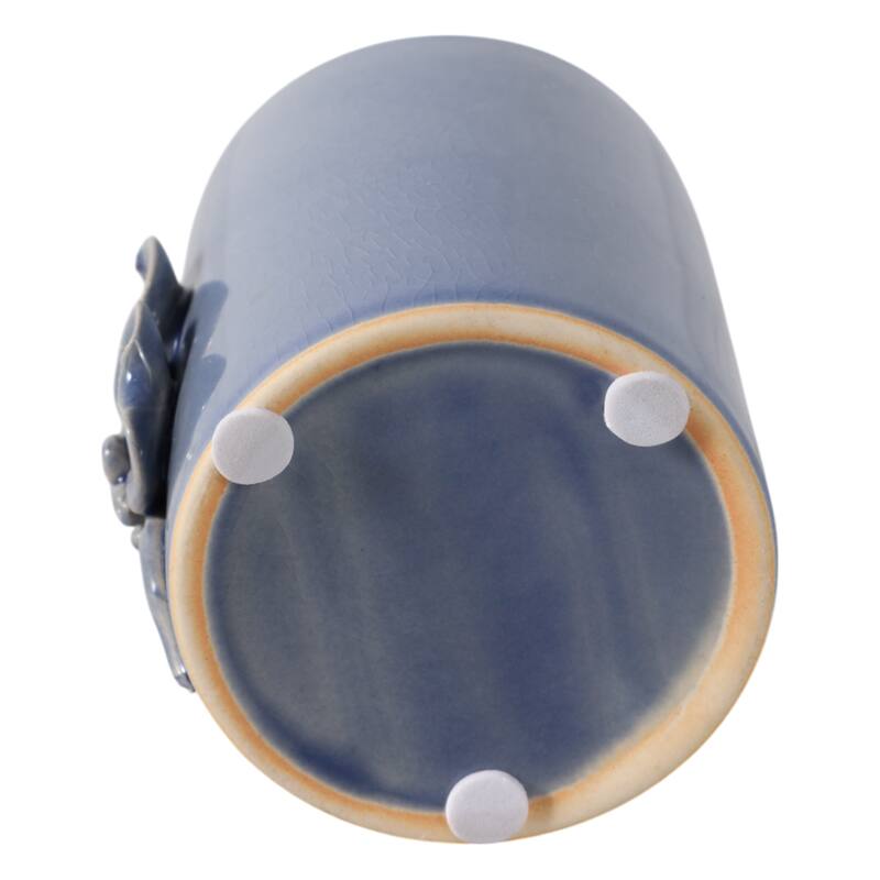 Ceramic Cute Pencil Cup Decorative Flower Office Desk Accessory