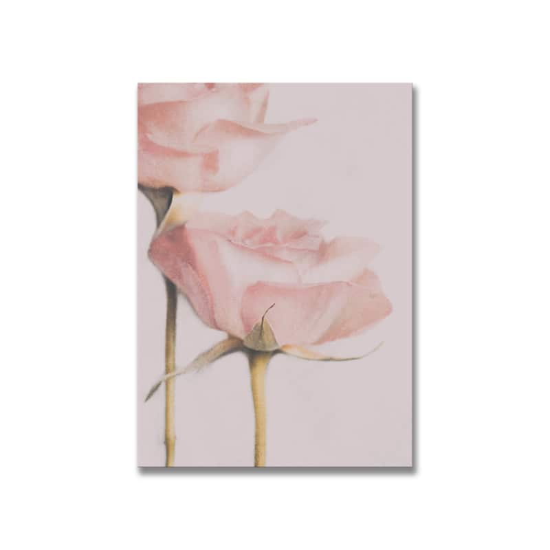 "Two Roses" Framed Print Wall Art by Delphine Devos